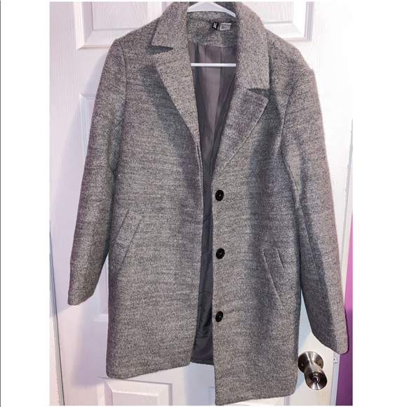 H&M Grey Coat - Picture 1 of 2